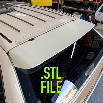 1991-1996 GM B-Body Wagon Rear Window Spoiler STL File