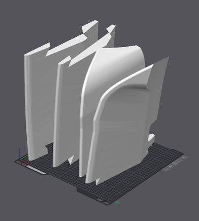 1991-1996 GM B-Body Wagon Rear Window Spoiler